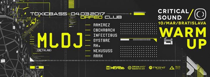 Toxicbass I Official Critical Sound Slovakia Warm up w/ MLDj (UK)