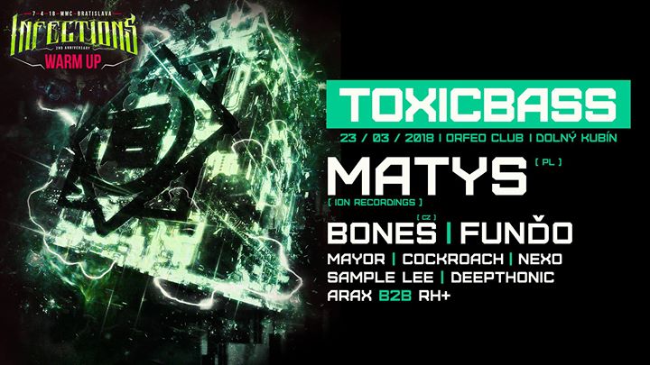 Toxicbass Night w/ MATYS (PL) I Infections warm up I Dolný Kubín