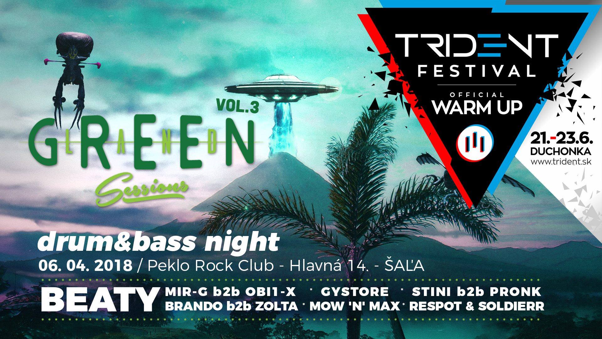 GreenLand Sessions #3 – Official Trident festival warm-up