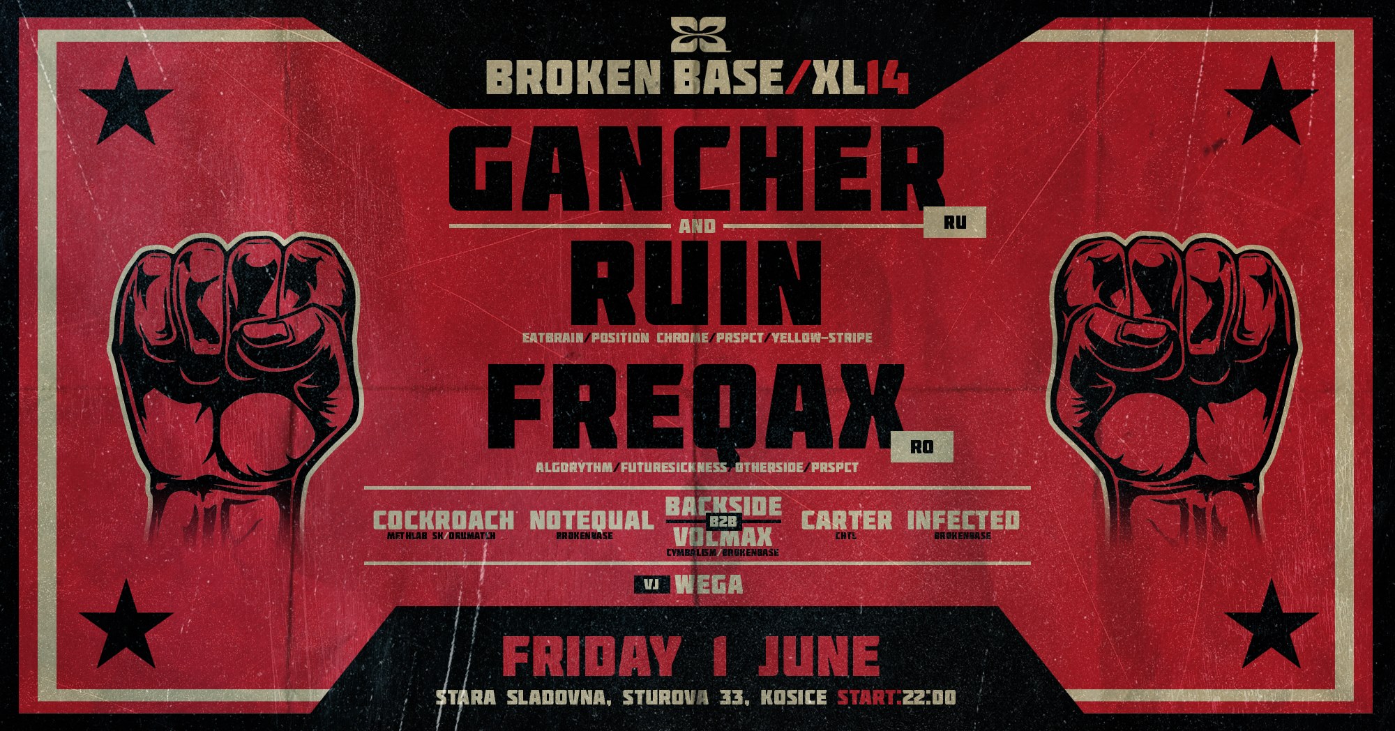 BrokenBase XL14 w/Gancher&Ruin/Freqax