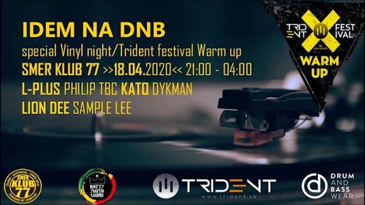Idem na DNB, special vinyl night/Trident Festival 2020 Warm Up